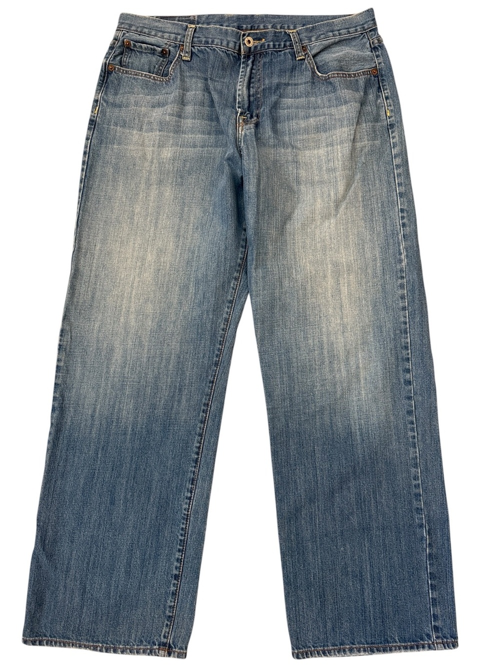 Lucky Brand 165 Relaxed Fit Jeans Mens 38 Medium Wash Straight Leg Fits 36x31